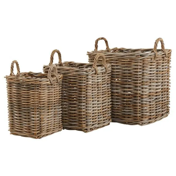 Kubu Square Rattan Storage Basket