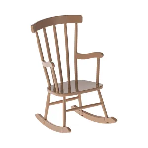 Maileg Rocking Chair, Mouse, Dark Powder