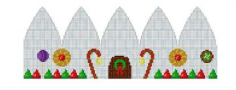 Marshmallow Igloo Gingerbread Dome Canvas