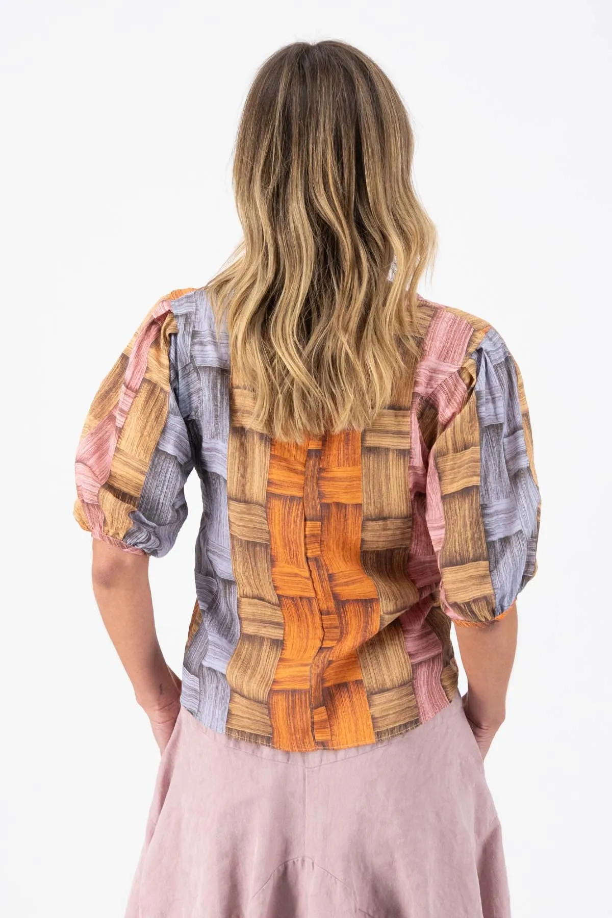 Matador Blouse in Seersucker