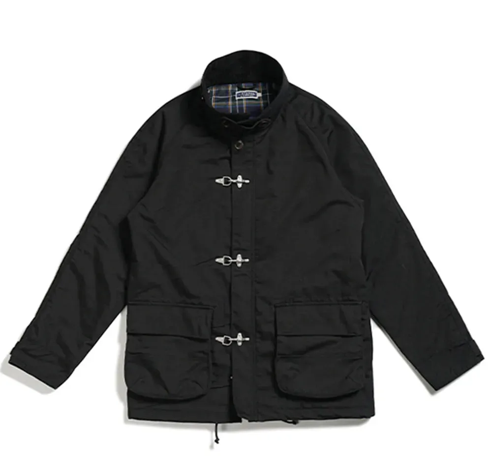 Men's Fireman Jacket Stand Collar Waterproof Windproof Military Clothing