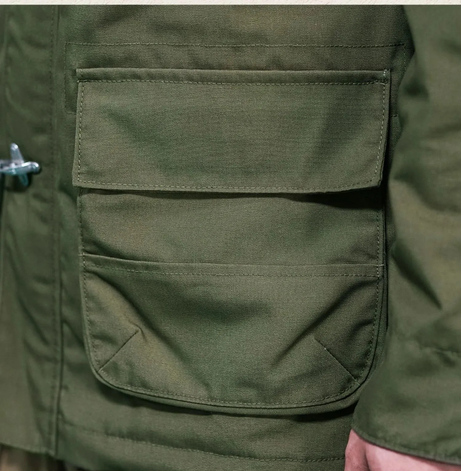 Men's Fireman Jacket Stand Collar Waterproof Windproof Military Clothing
