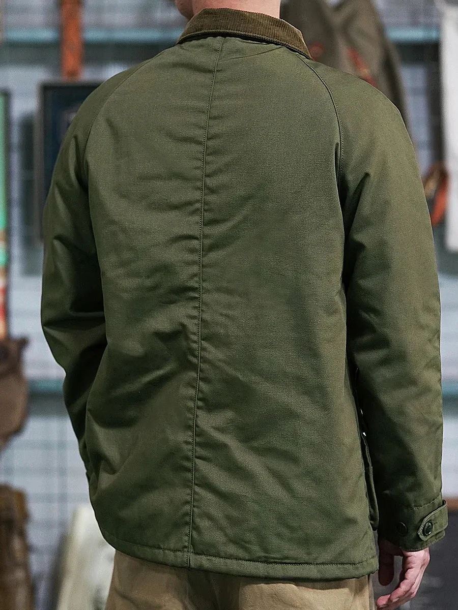 Men's Fireman Jacket Stand Collar Waterproof Windproof Military Clothing