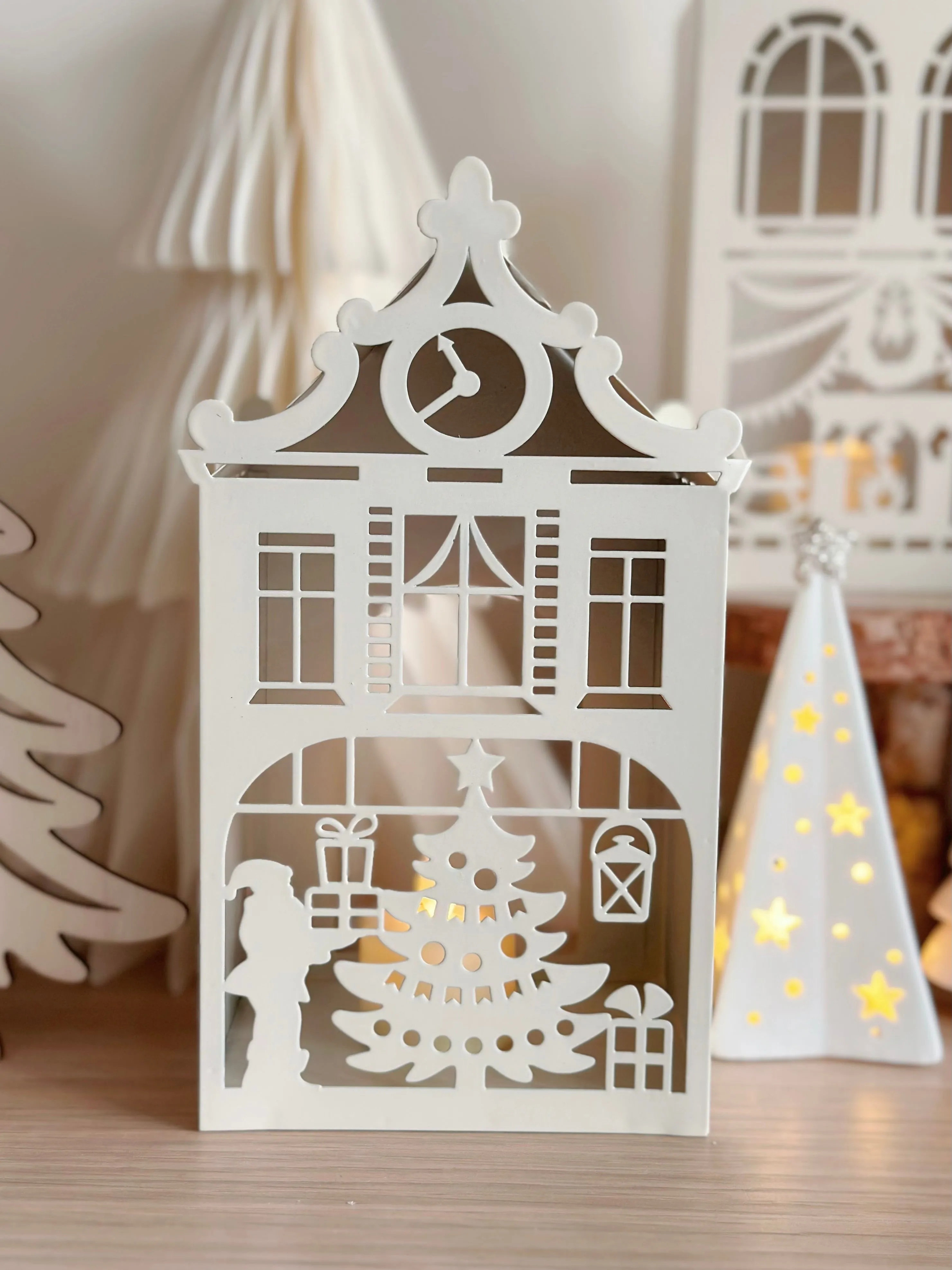 PRE-ORDER (11-16 Dec): Whimsical Christmas Village Tealight Houses (4 options)