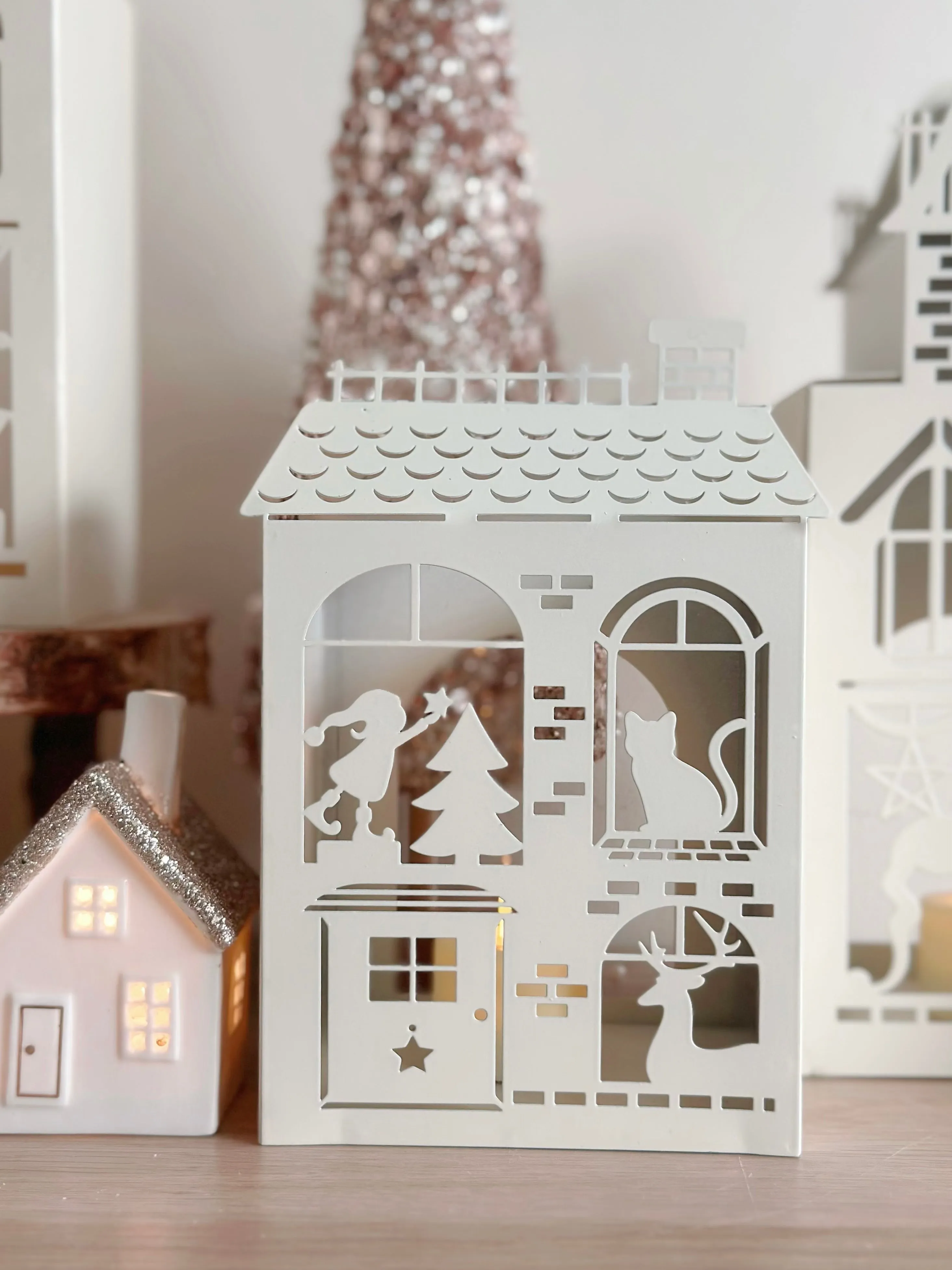PRE-ORDER (11-16 Dec): Whimsical Christmas Village Tealight Houses (4 options)