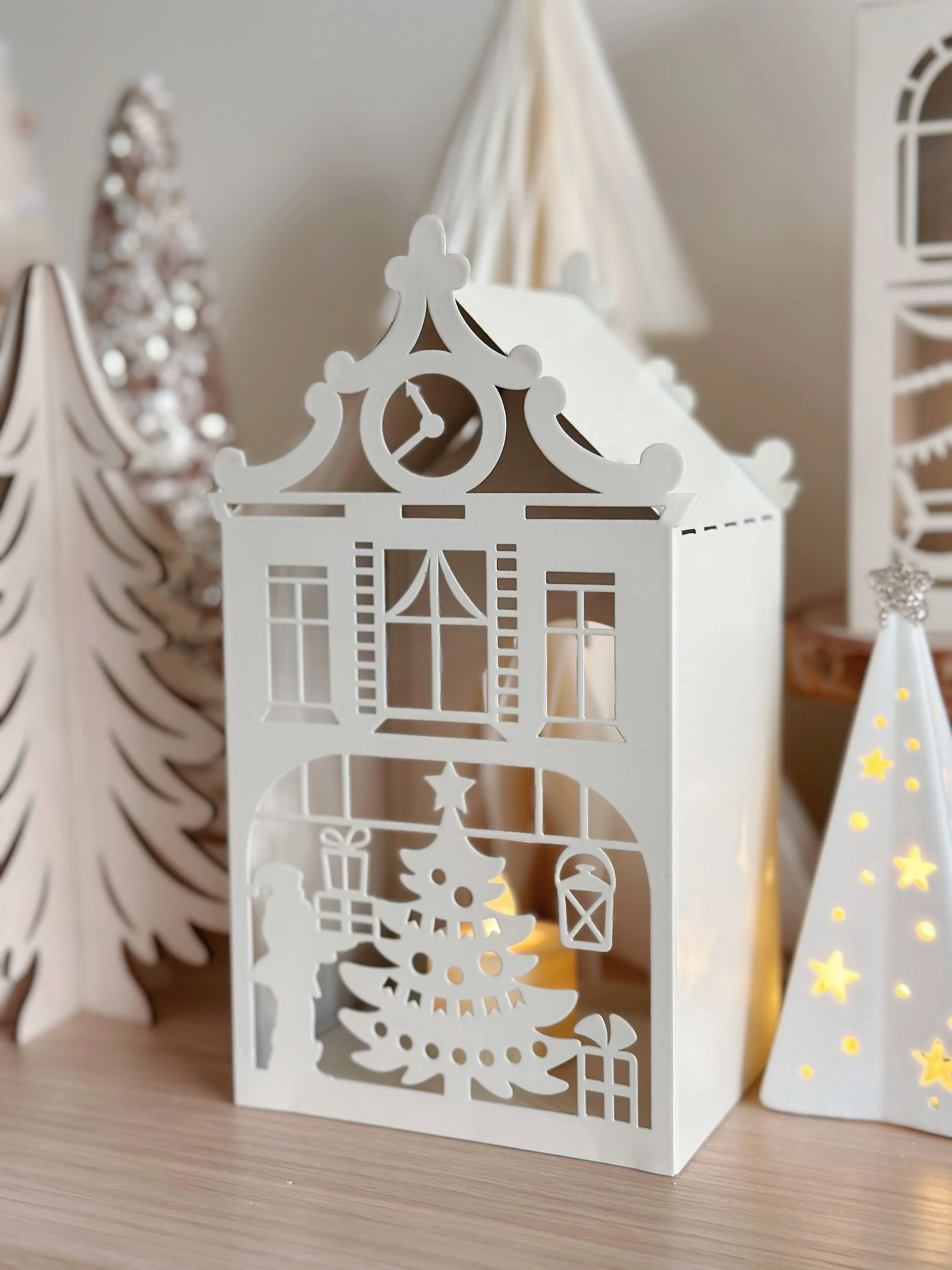 PRE-ORDER (11-16 Dec): Whimsical Christmas Village Tealight Houses (4 options)