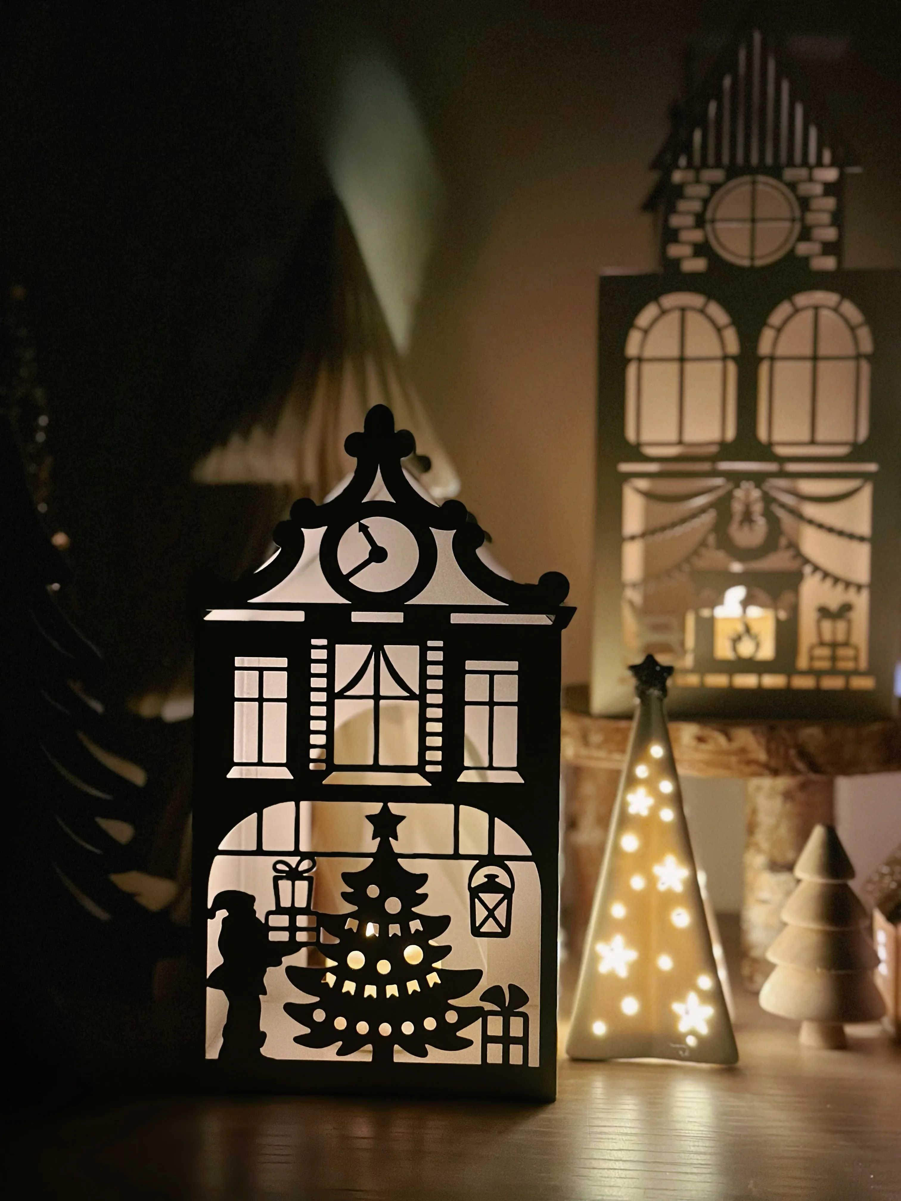 PRE-ORDER (11-16 Dec): Whimsical Christmas Village Tealight Houses (4 options)