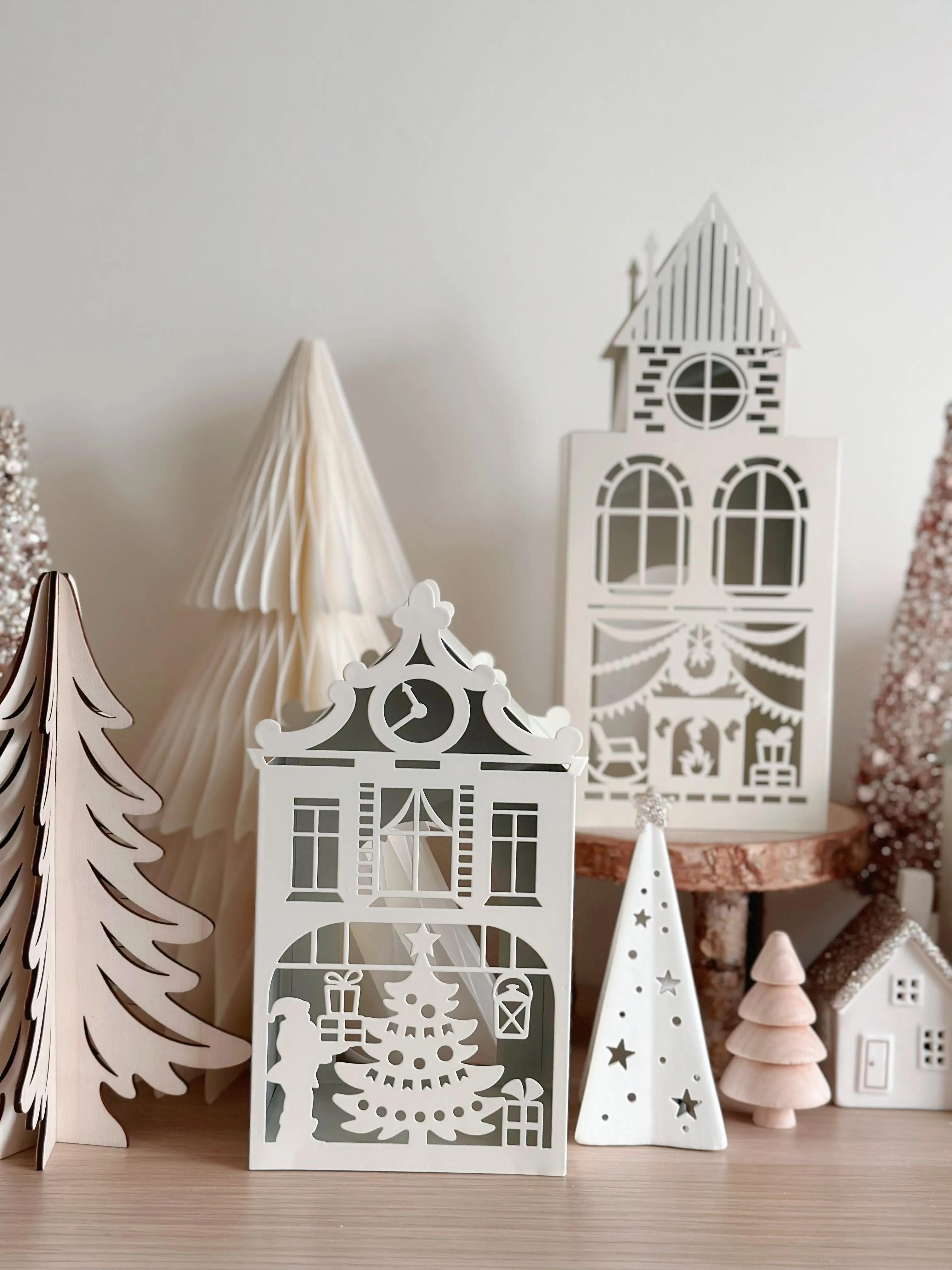 PRE-ORDER (11-16 Dec): Whimsical Christmas Village Tealight Houses (4 options)