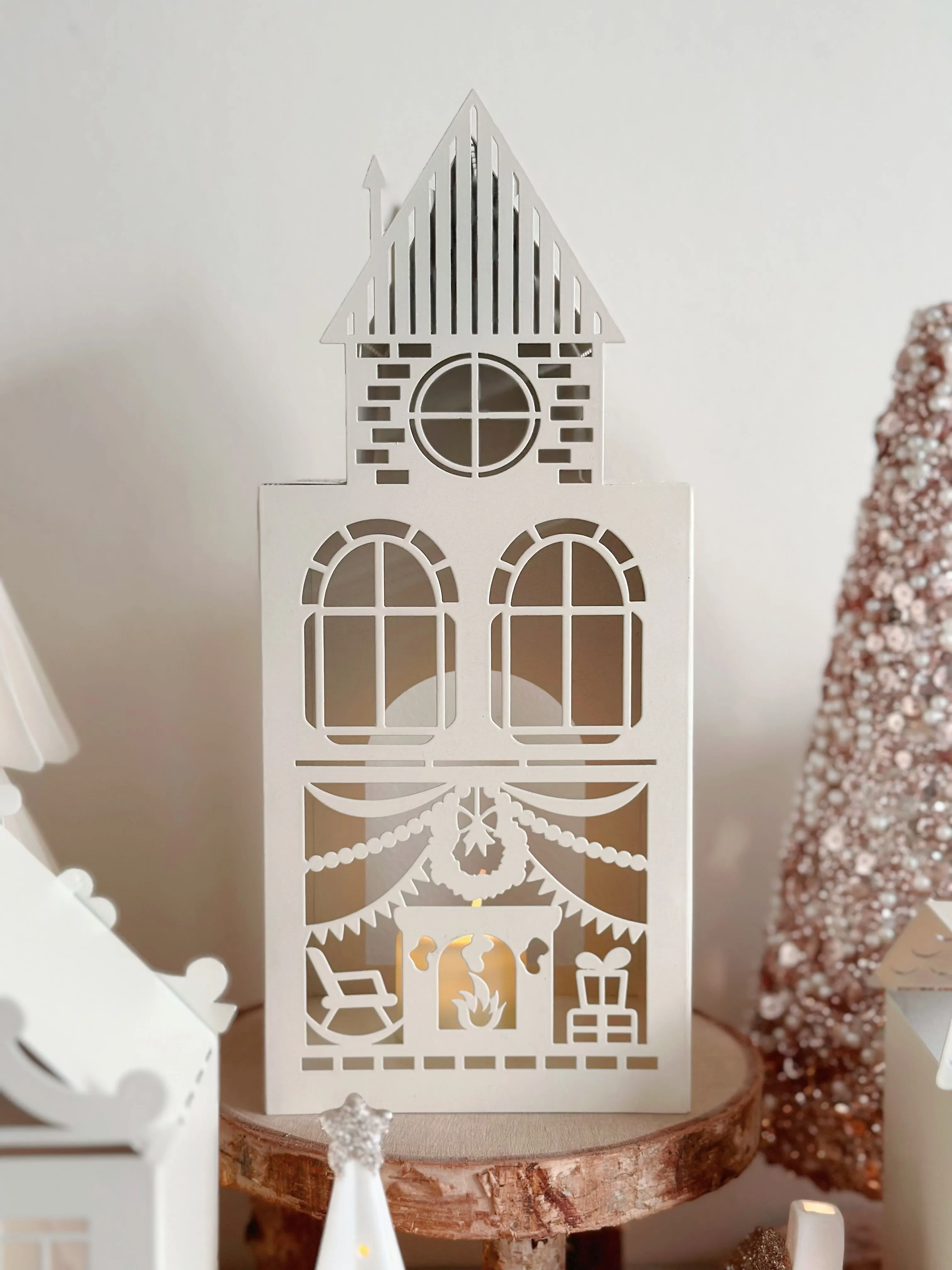 PRE-ORDER (11-16 Dec): Whimsical Christmas Village Tealight Houses (4 options)