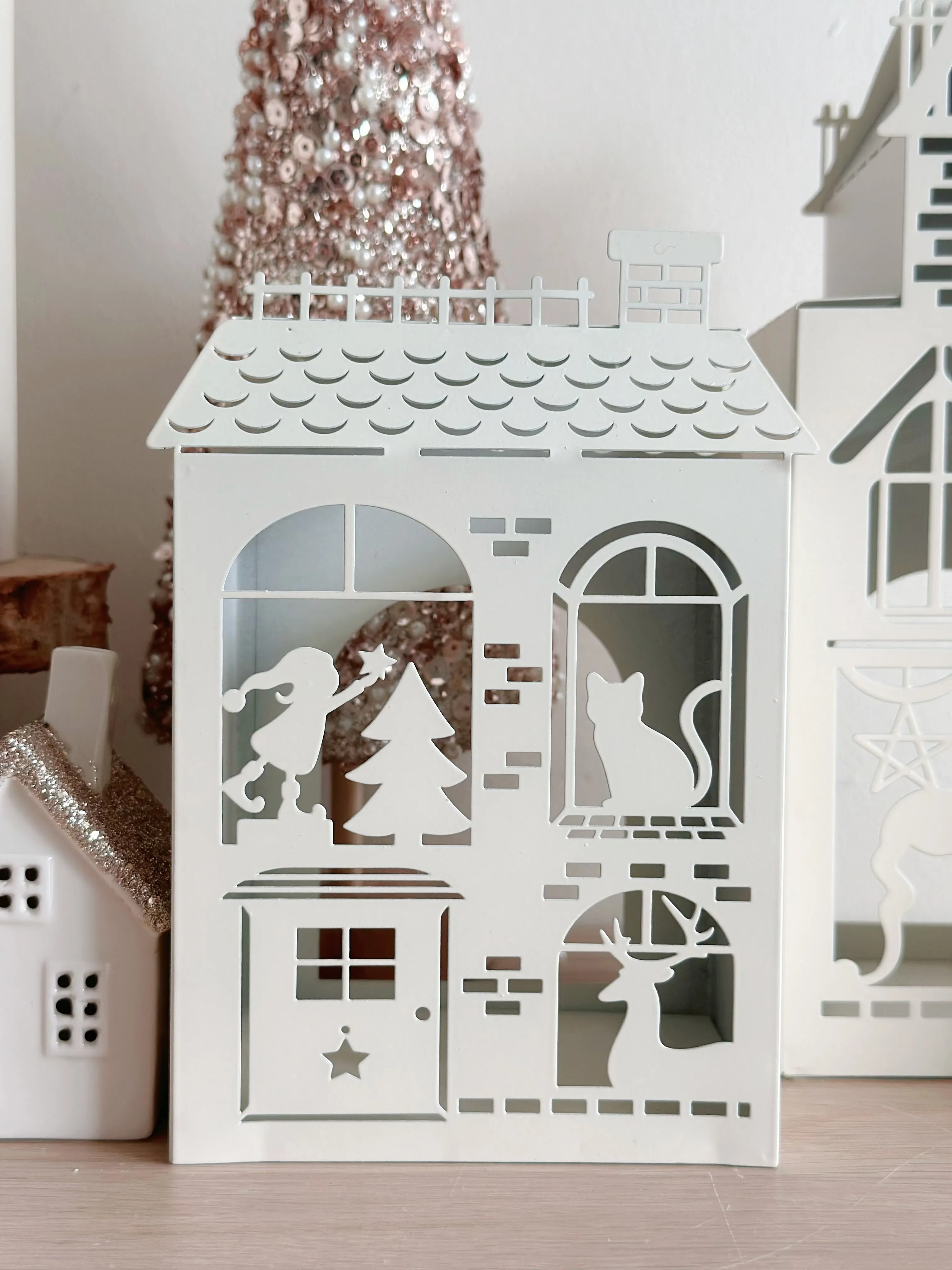 PRE-ORDER (11-16 Dec): Whimsical Christmas Village Tealight Houses (4 options)