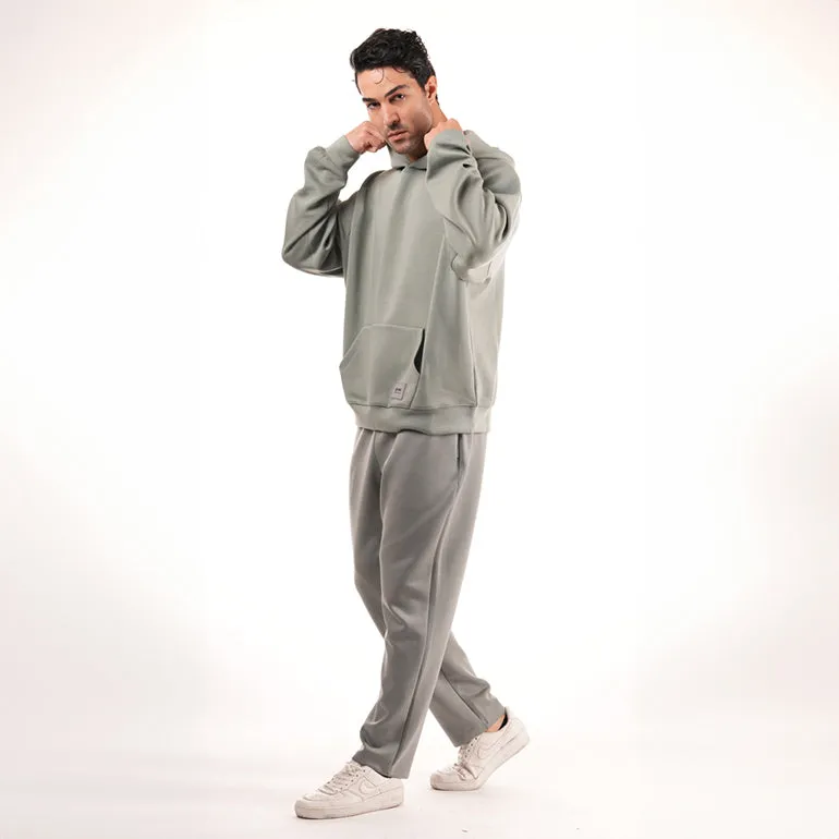 Premium Straight Pants For Men - Light Sage
