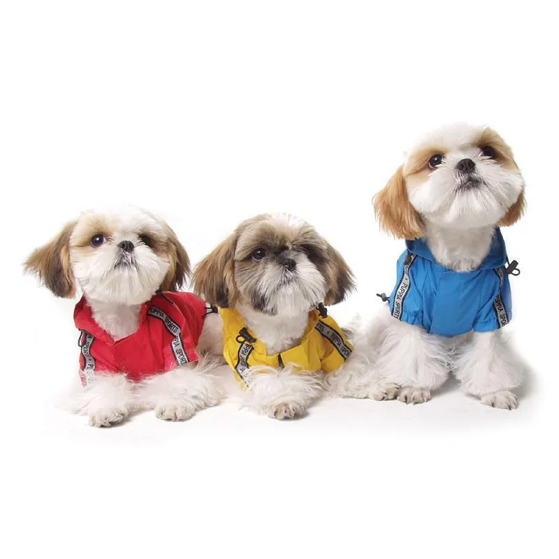 Puppia Base Dog Raincoat - Blue