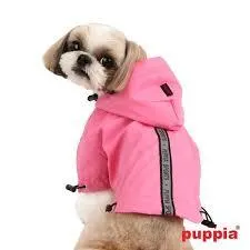 Puppia Base Dog Raincoat - Pink