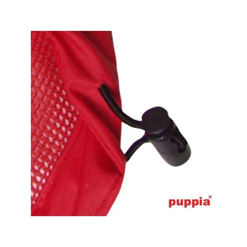 Puppia Base Dog Raincoat - Red
