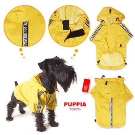 Puppia Base Dog Raincoat - Yellow