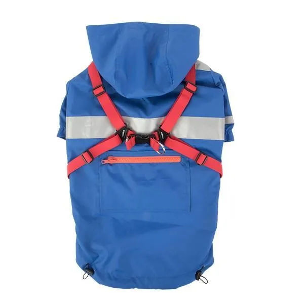Puppia - Wilderness Rain-Harness-Coat - Red