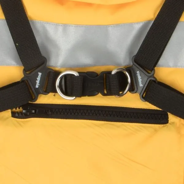 Puppia - Wilderness Rain-Harness-Coat - Red