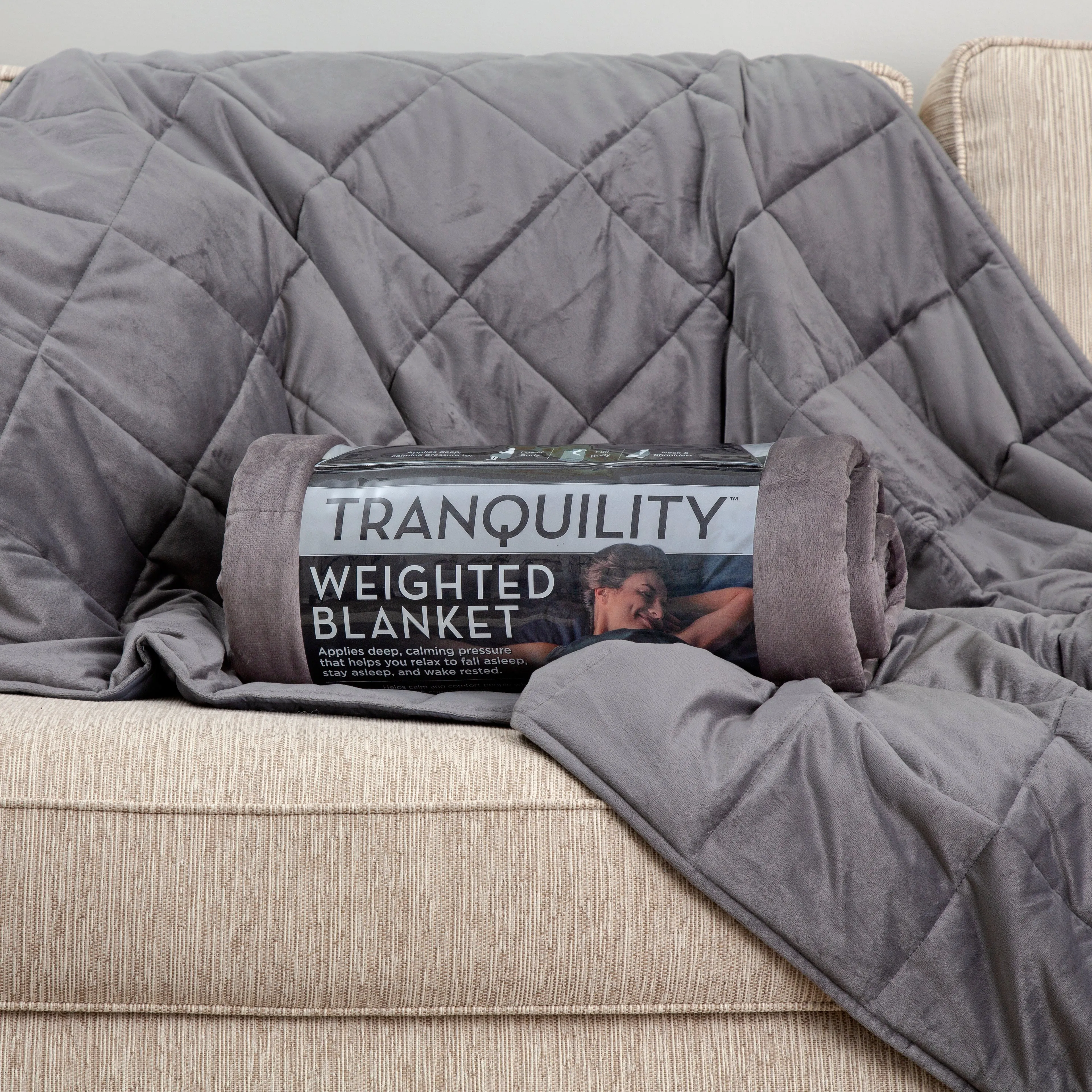 Quilted Plush Weighted Blanket