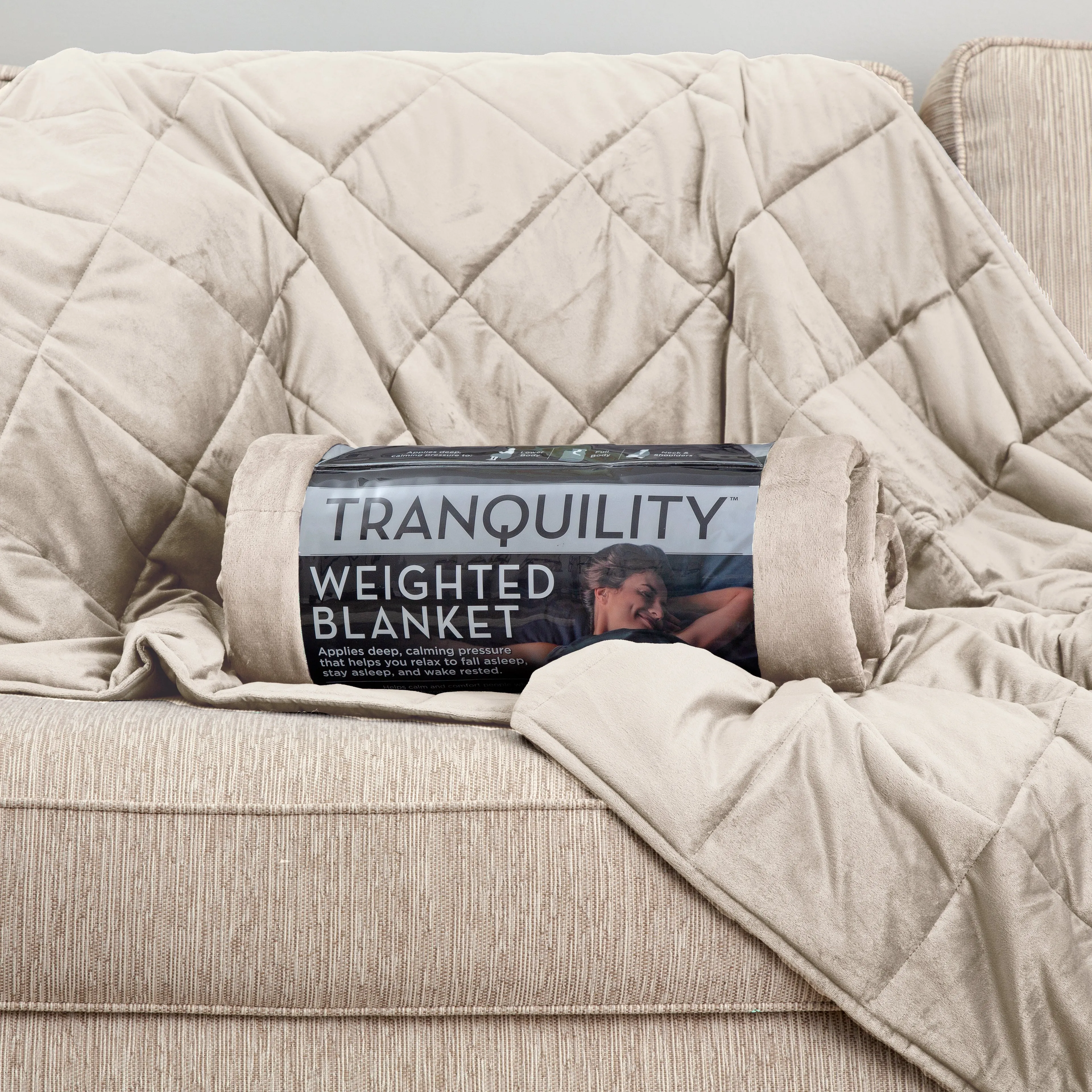 Quilted Plush Weighted Blanket