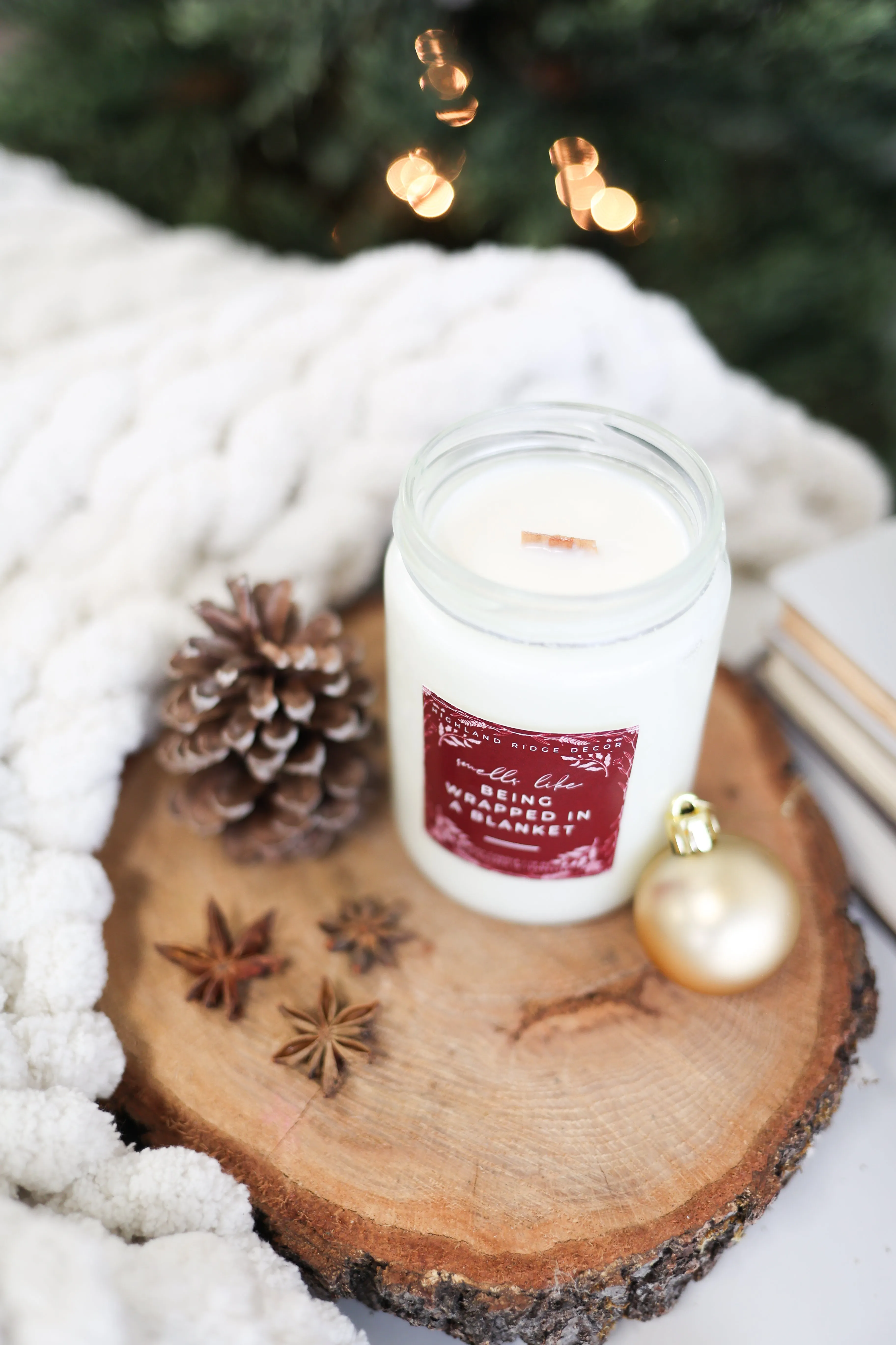 "Being Wrapped In A Blanket" Candle