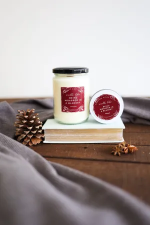 "Being Wrapped In A Blanket" Candle