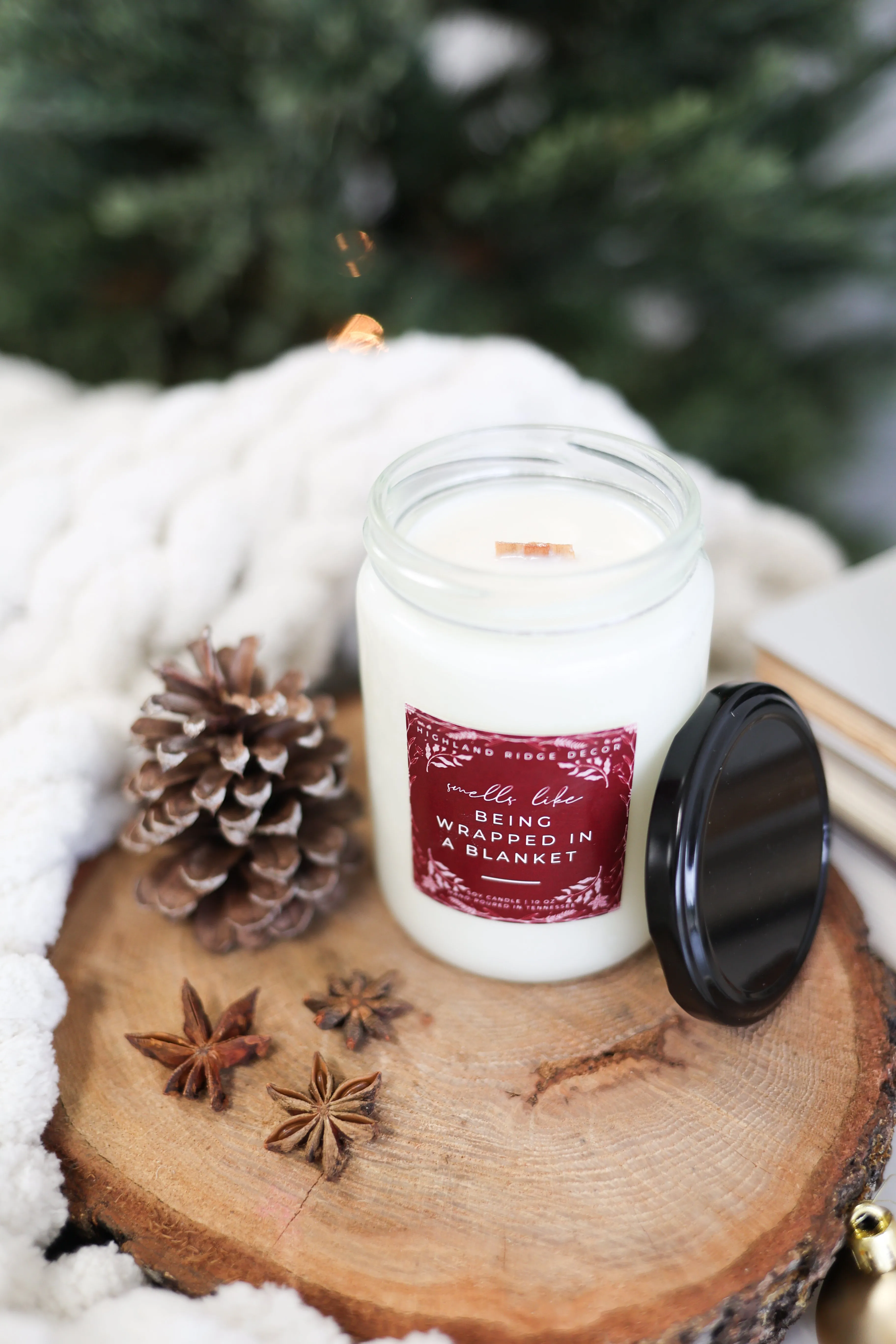 "Being Wrapped In A Blanket" Candle