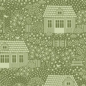 "Hometown"-My Neighborhood Moss by Tone Finnanger for Tilda