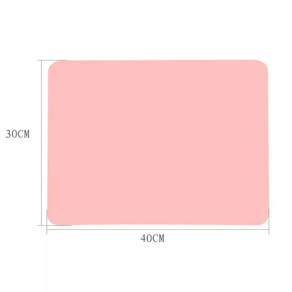 Silicone Pet Feeding Pad Waterproof Dog Placemat Spillproof Food Mat 40*30cm Pets Puppy Cat Non Slip Bowl Mat Pet Supplies