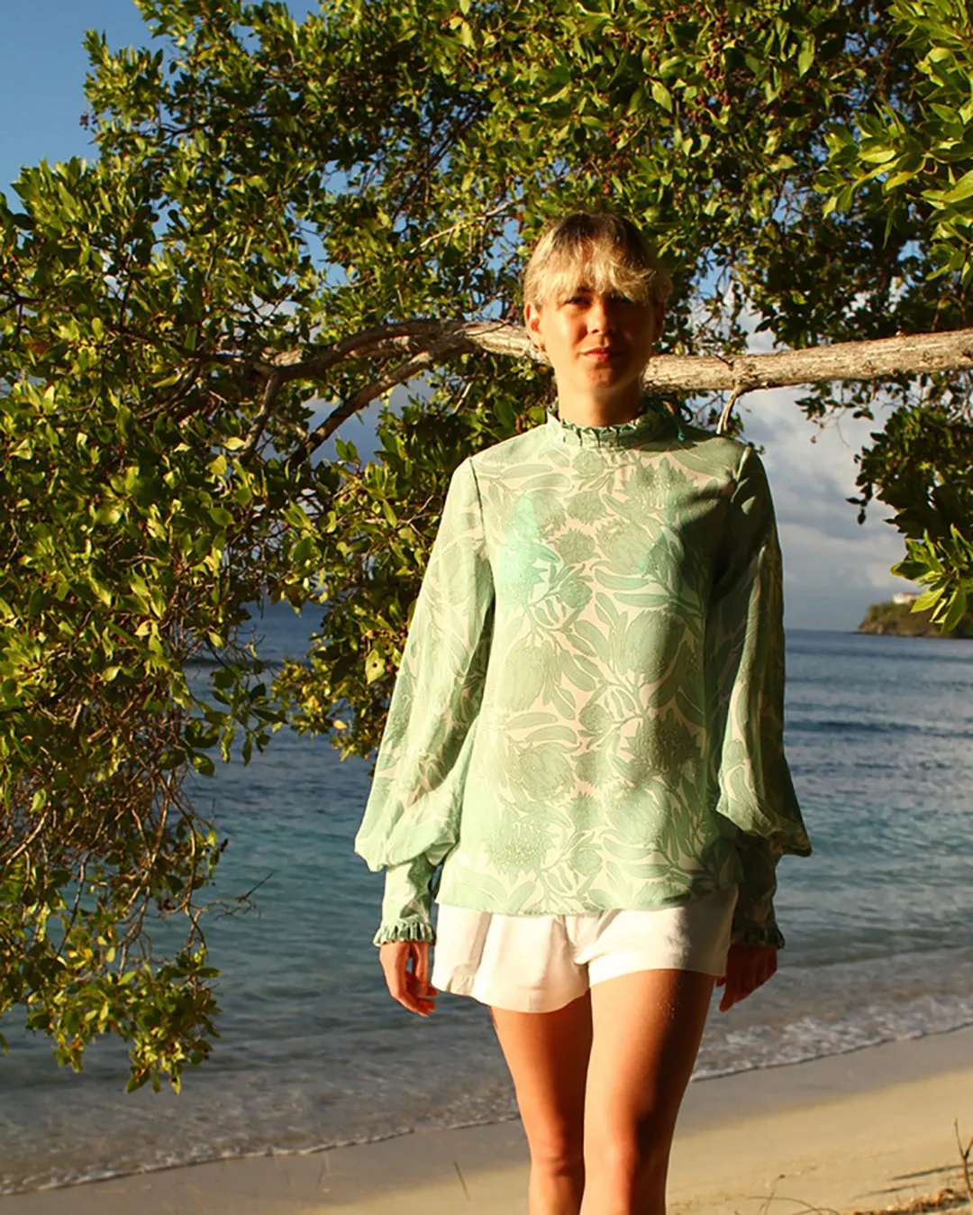 Silk Kelly Blouse PROTEA