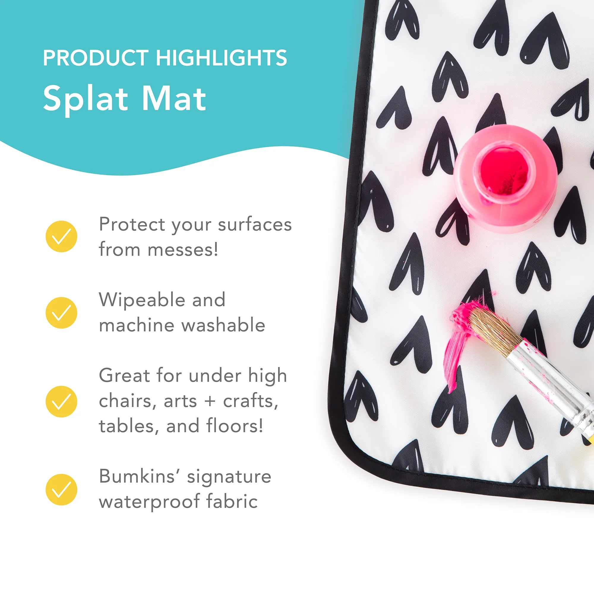 Splat Mat: Hearts