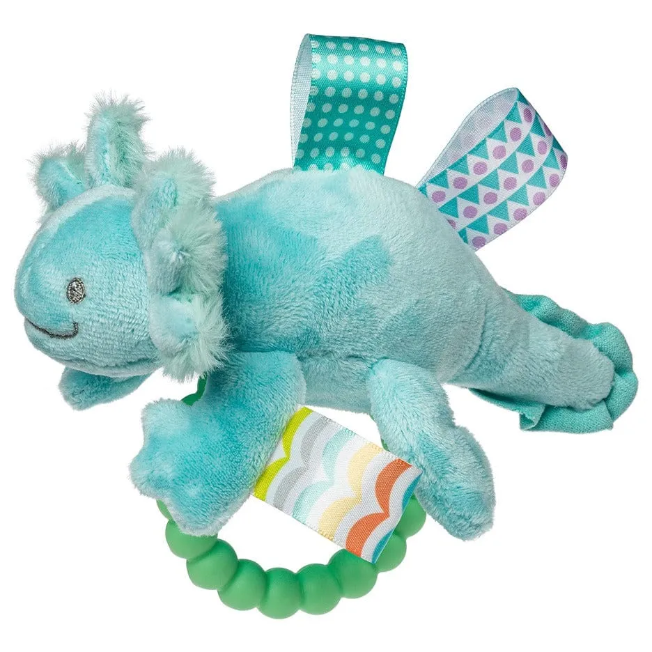 Taggies Fizzy Axolotl Teether Rattle – Aqua