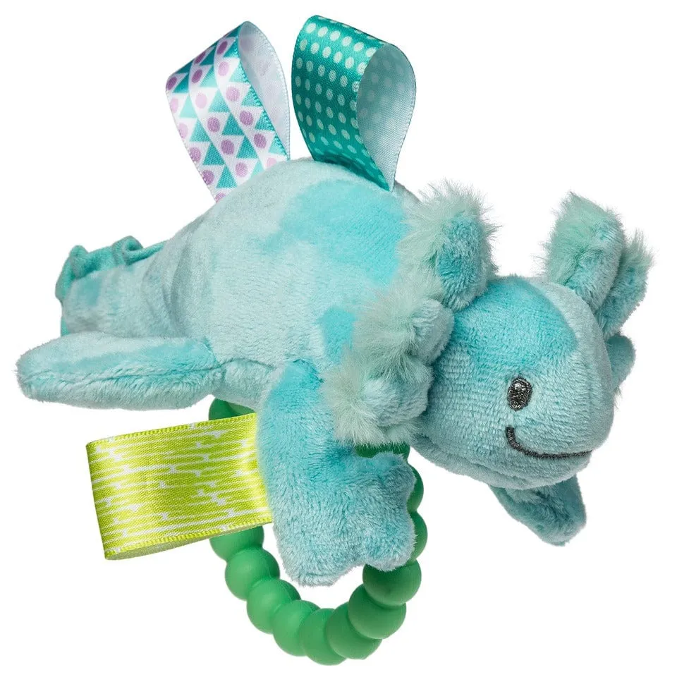 Taggies Fizzy Axolotl Teether Rattle – Aqua