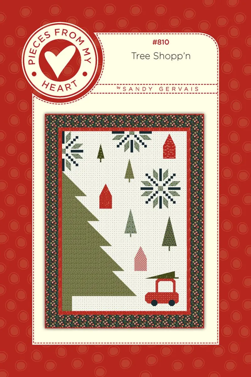 Tree Shopp'n Quilt Kit by Sandy Gervais | Riley Blake Designs