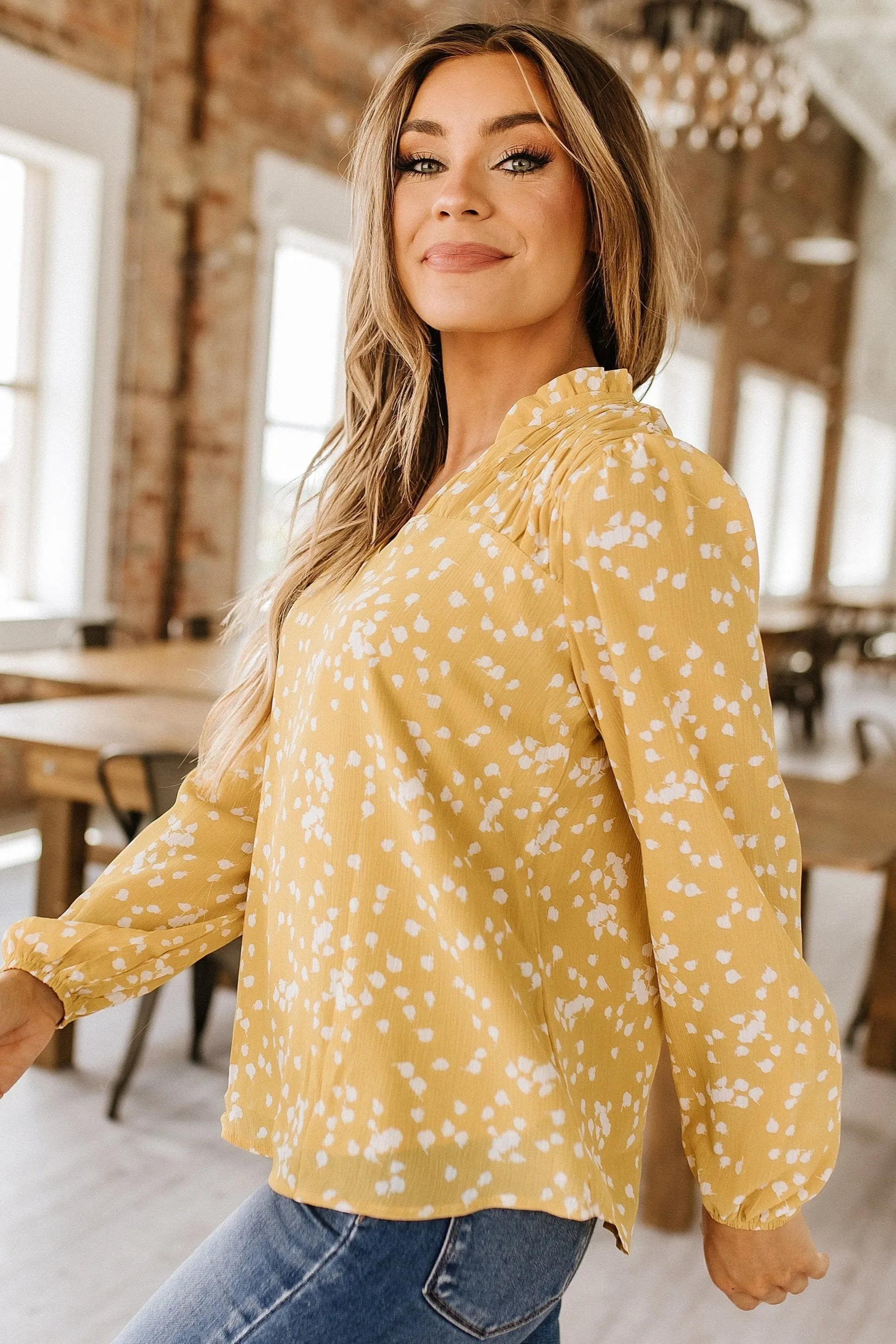 Valery Boho Crinkled Blouse | S-2XL | PRE ORDER