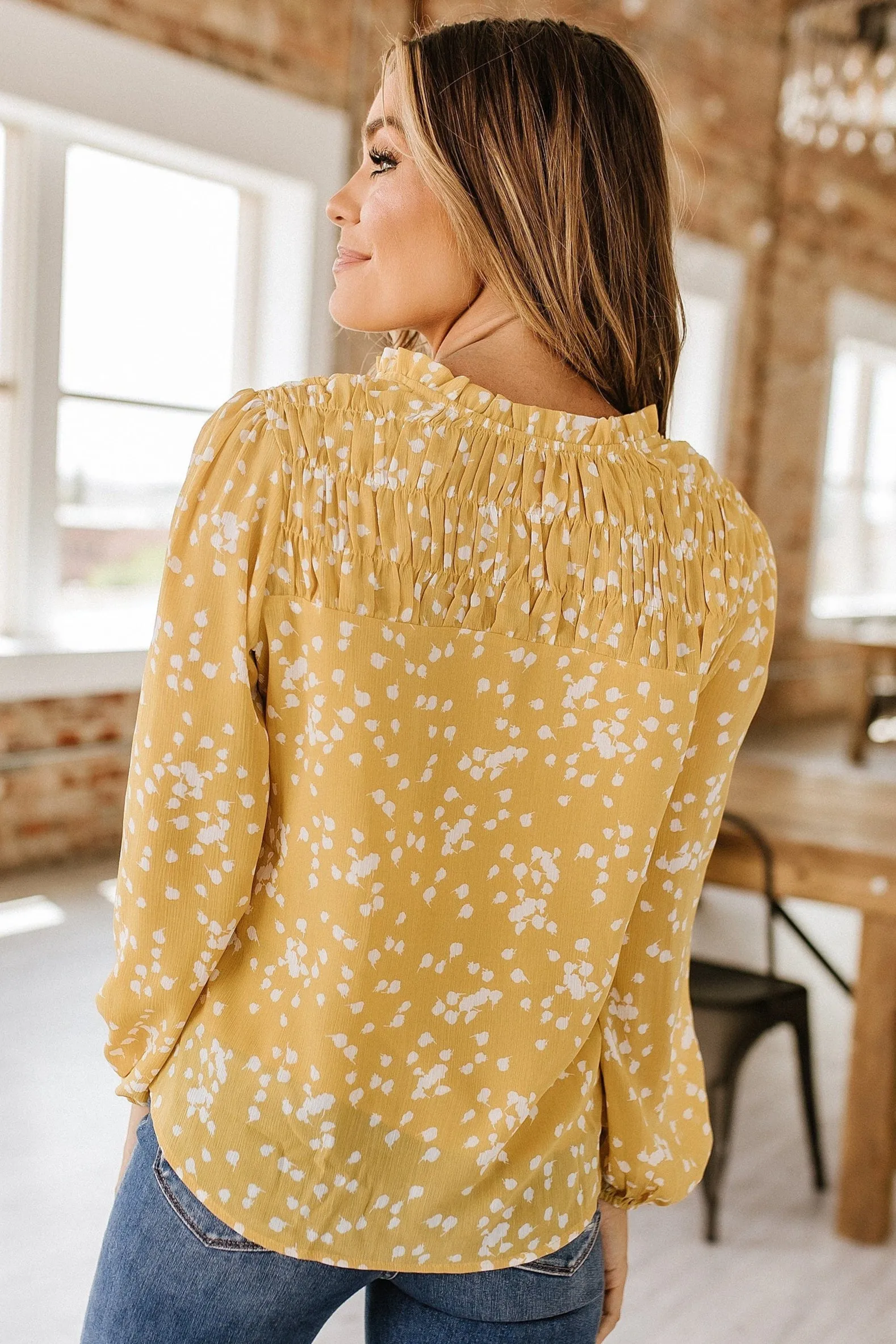 Valery Boho Crinkled Blouse | S-2XL | PRE ORDER