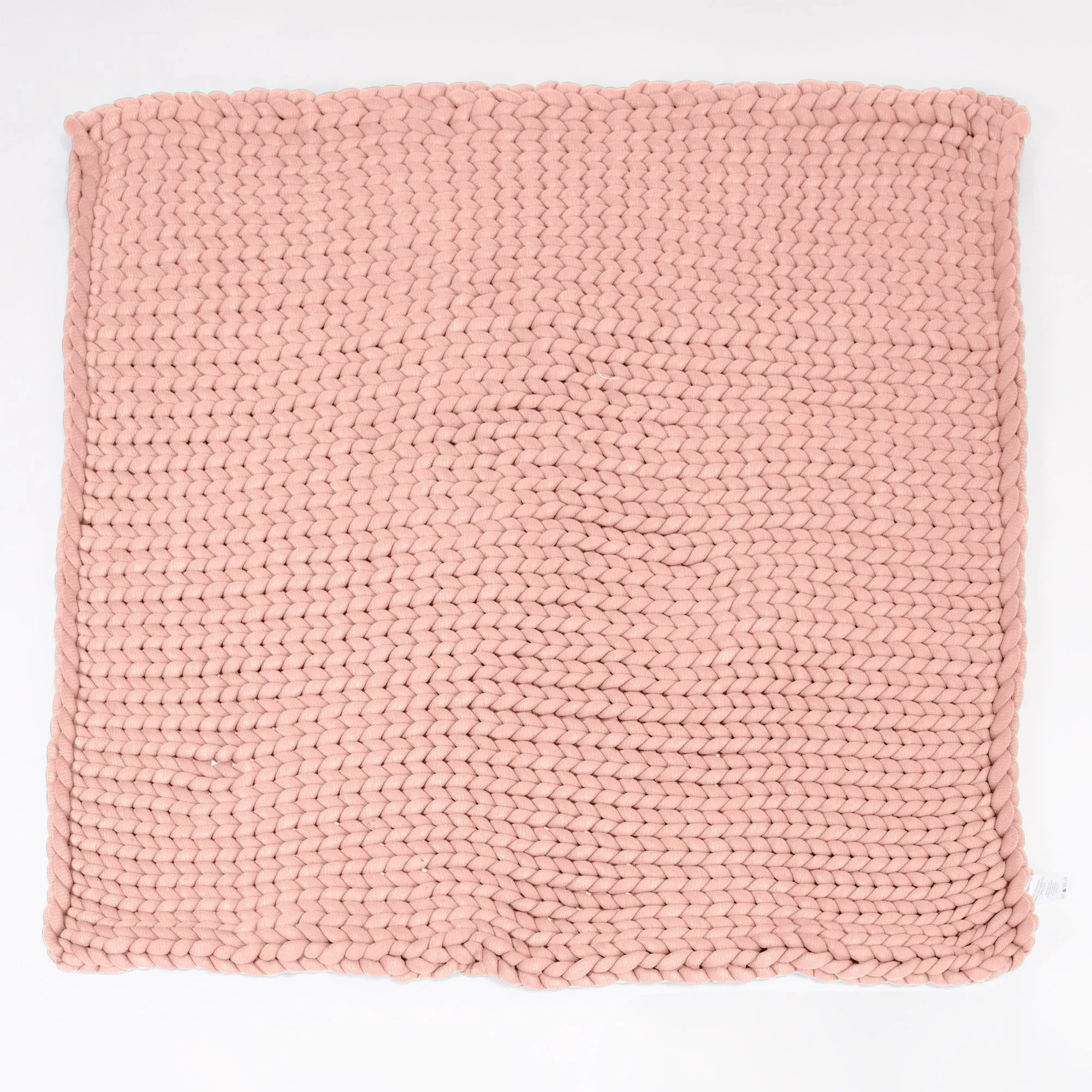 Weighted Blanket for Adults - Chunky Knit Dusty Pink