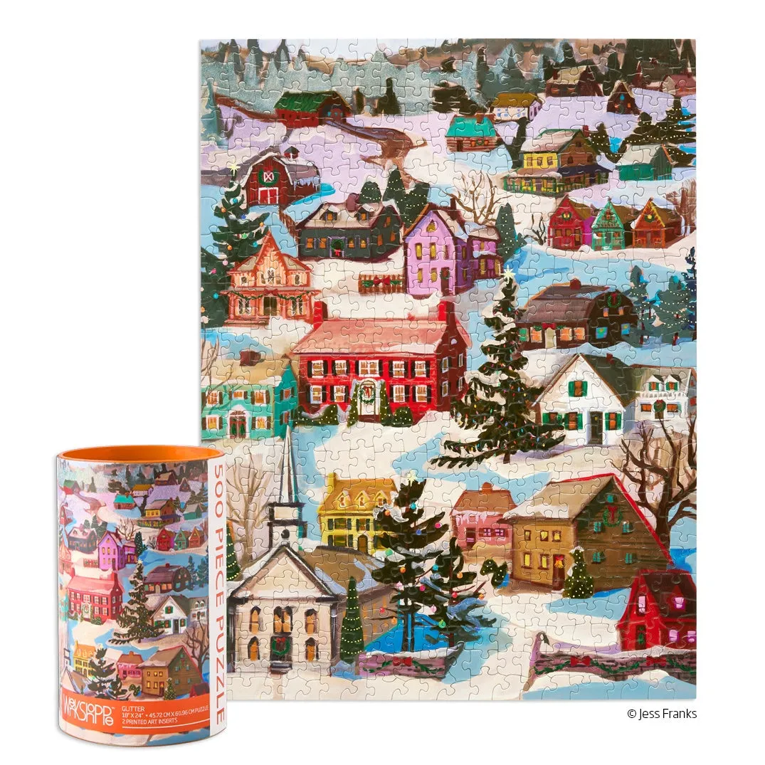 Winter Village - 500 Piece Jigsaw Puzzle