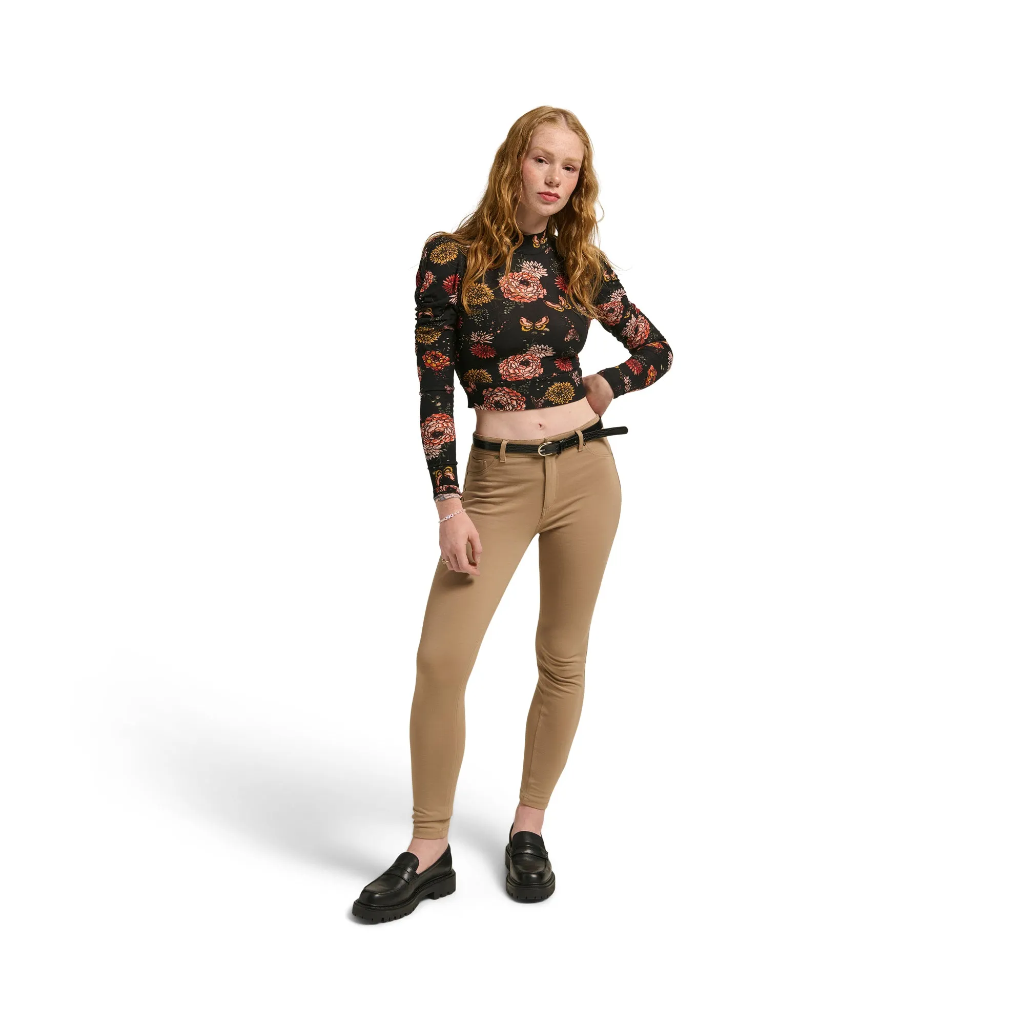 Women's Mid-Rise Ponte Pants