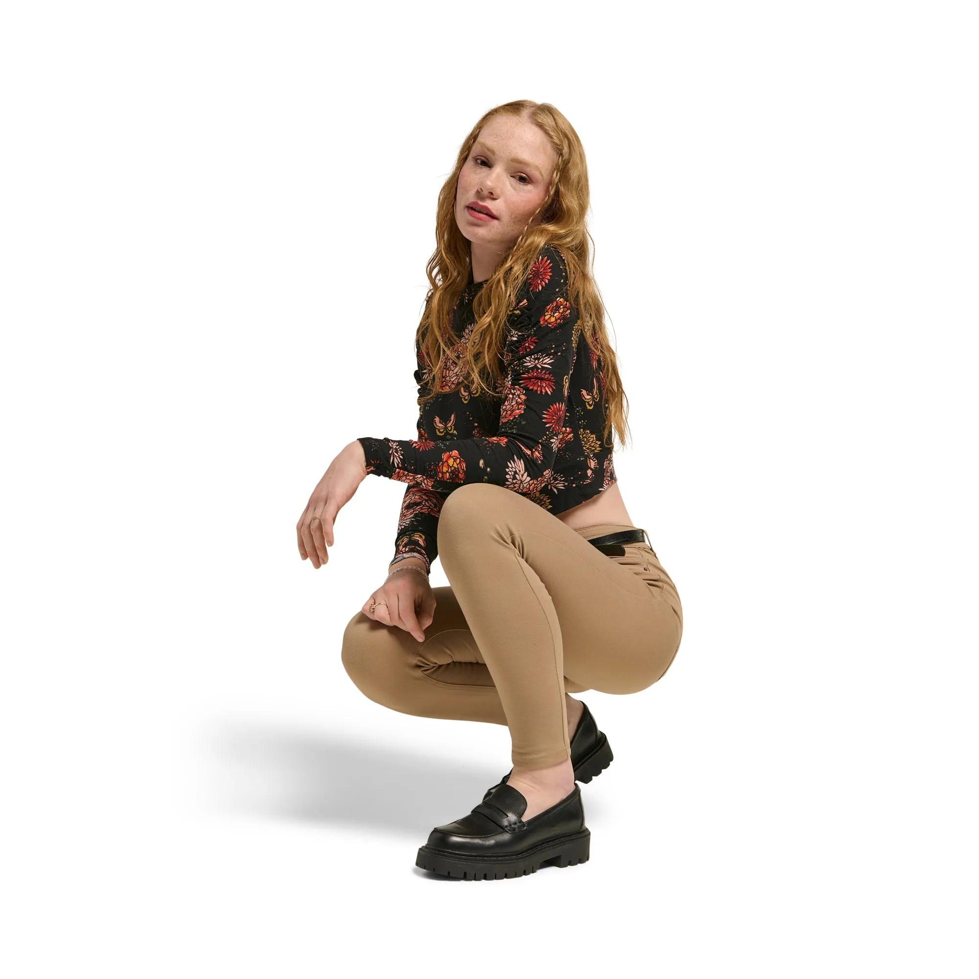 Women's Mid-Rise Ponte Pants