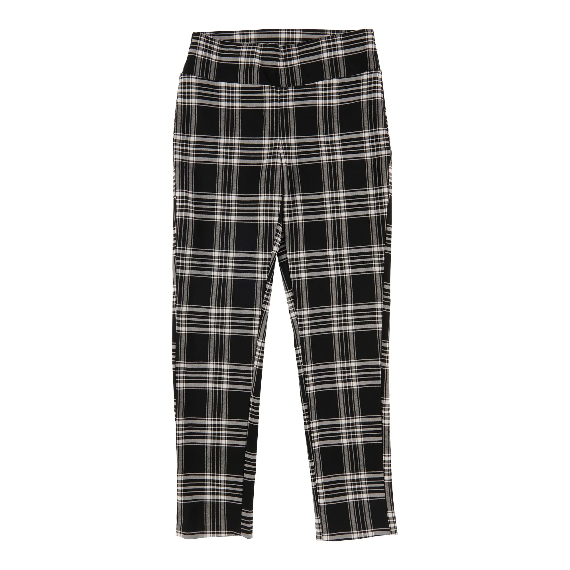 Women's Plaid Pull-On Pants