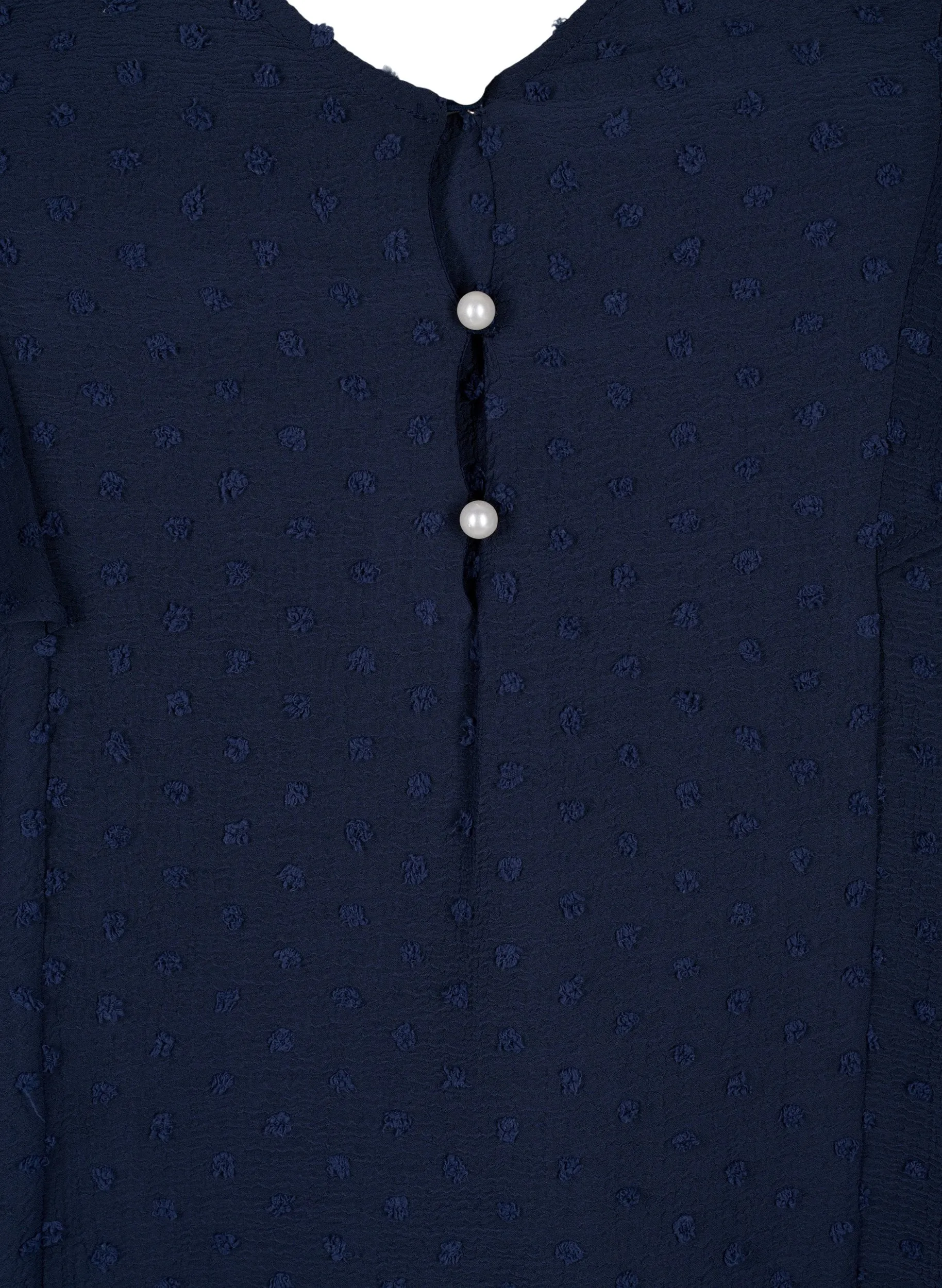 Zizzi Mhajar Blouse in Navy